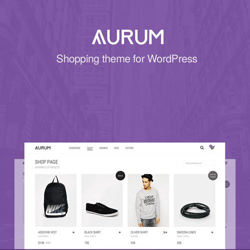 Aurum | Minimalist Shopping Wordpress Theme