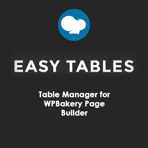 Easy Tables | Table Manager for WPBakery Page Builder