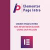 Page Intro for Elementor WordPress Plugin