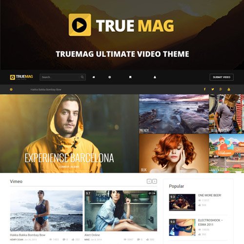 True Mag | Video and Magazine Theme