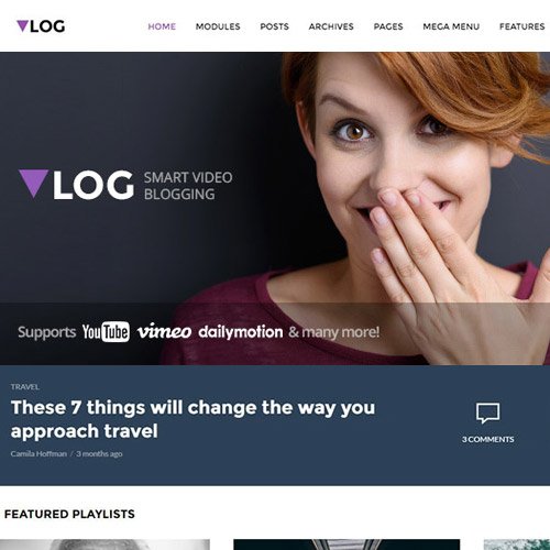 Vlog | Video Blog Magazine Theme