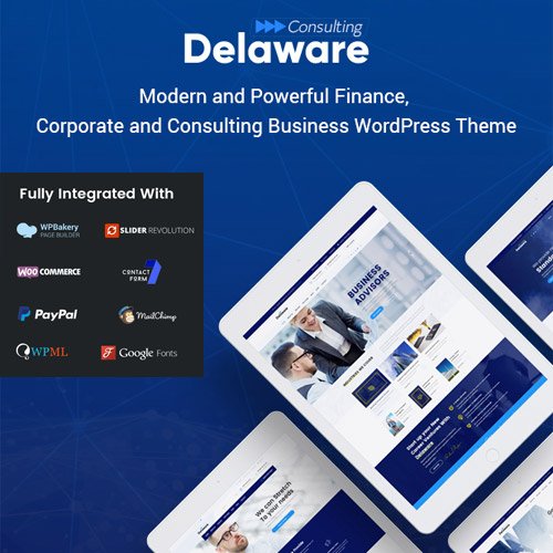 Delaware Theme | Consulting and Finance Theme