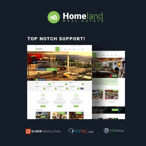 Homeland | Responsive Real Estate Theme