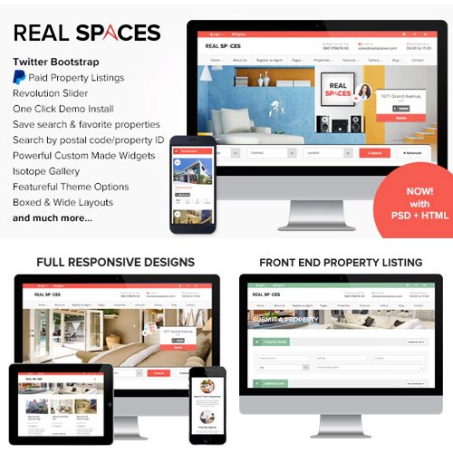 Real Spaces | WordPress Real Estate Theme