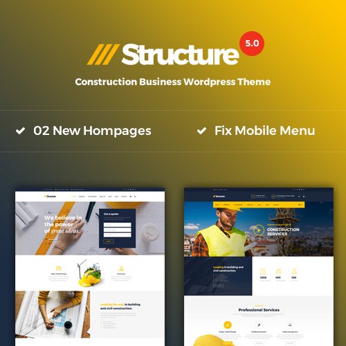 Structure Theme | Construction WordPress Theme