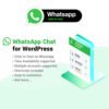 WhatsApp Chat WordPress | Stay Live all time