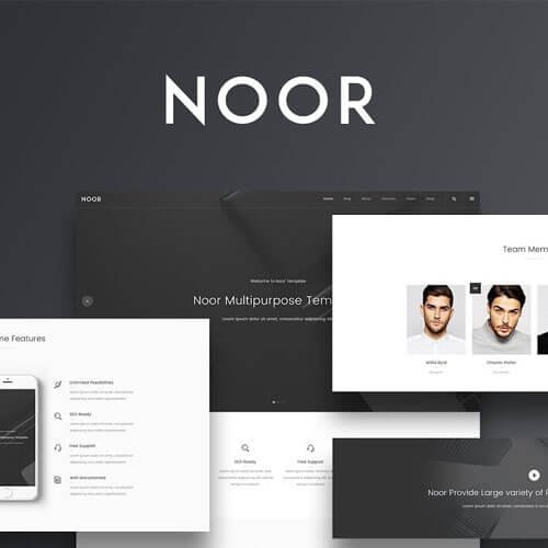 Noor Theme | Fully Customizable AMP Theme