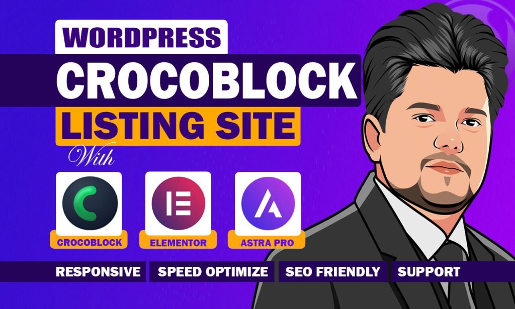 crocoblock website for your hotel booking or travel planner