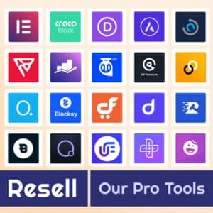 Resell our tools